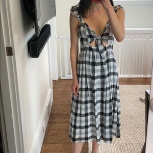Gingham cutout sundress from Revolve